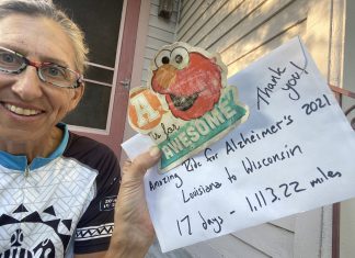 A note of thanks for supporting the Amazing Ride for Alzheimer’s Amazing Ride for Alzheimer's