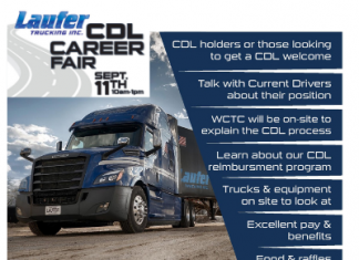 Jobs, jobs, jobs – Laufer Trucking of Hartford holds CDL Career Fair September 11