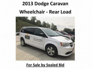 Interfaith Caregivers of Washington County accepting sealed bids for 2013 Dodge Wheelchair Minivan