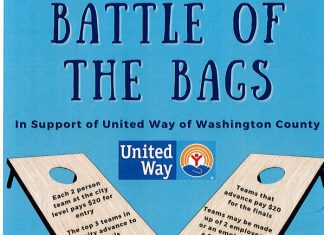 Battle of the Bags for United Way of Washington County is August 26, 2021 at Regner Park battle