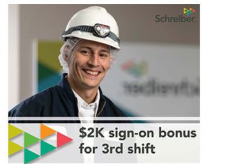 Jobs, jobs, jobs at Schreiber Foods Schreiber