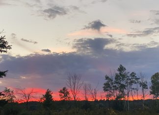 sunset, September