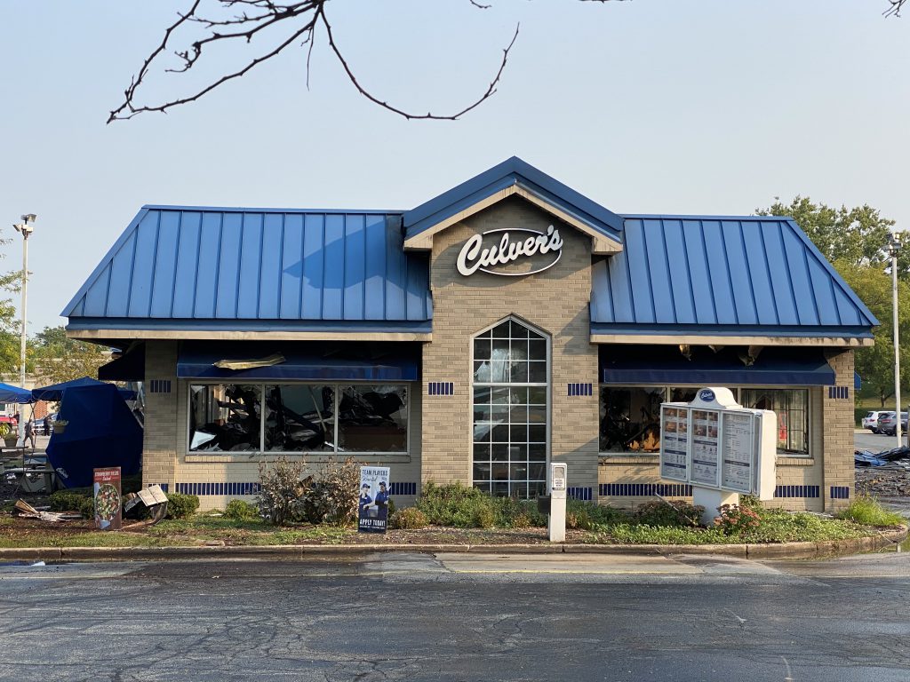 fire, Hartford, Culver's