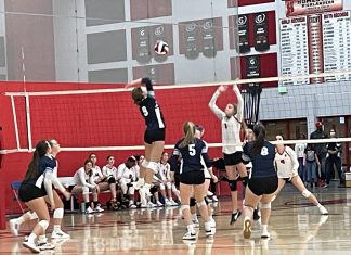 West Bend West JV1 volleyball knocks down win against Homestead | By Abby Stockhausen JV 1 WBW volleyball