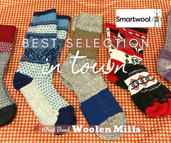 West Bend woolen mills best sock selection