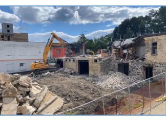VIDEO | Demolition underway for West Bend Brewery brewery