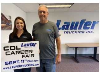 VIDEO | Jobs, jobs, jobs – Laufer Trucking of Hartford holds CDL Career Fair September 11 Laufer Trucking