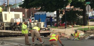 paving, Seventh Avenue