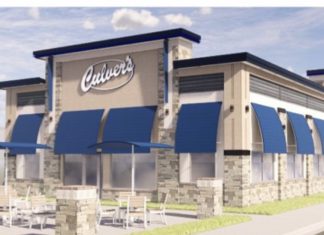 Preliminary designs for new Culverās Restaurant in Hartford, WI Culver's