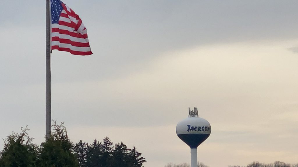 Jackson water tower gallons