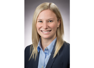 Murphy & Prachthauser, S.C. Attorney Michelle M. Hockers receiving award tonight for Outstanding Young Trial Lawyer
