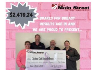 Brakes for Breasts by Bob’s Main Street Auto & Towing in West Bend, WI | By Rachel Espitia