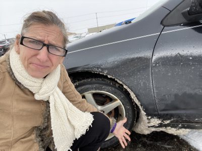 car, snow, pet peeve