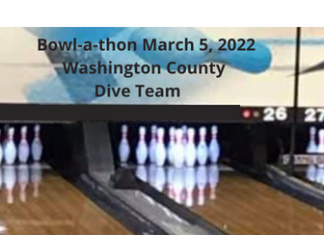 Annual Bowl-a-thon for Washington County Dive Team is March 5, 2022 Bowl-a-thon