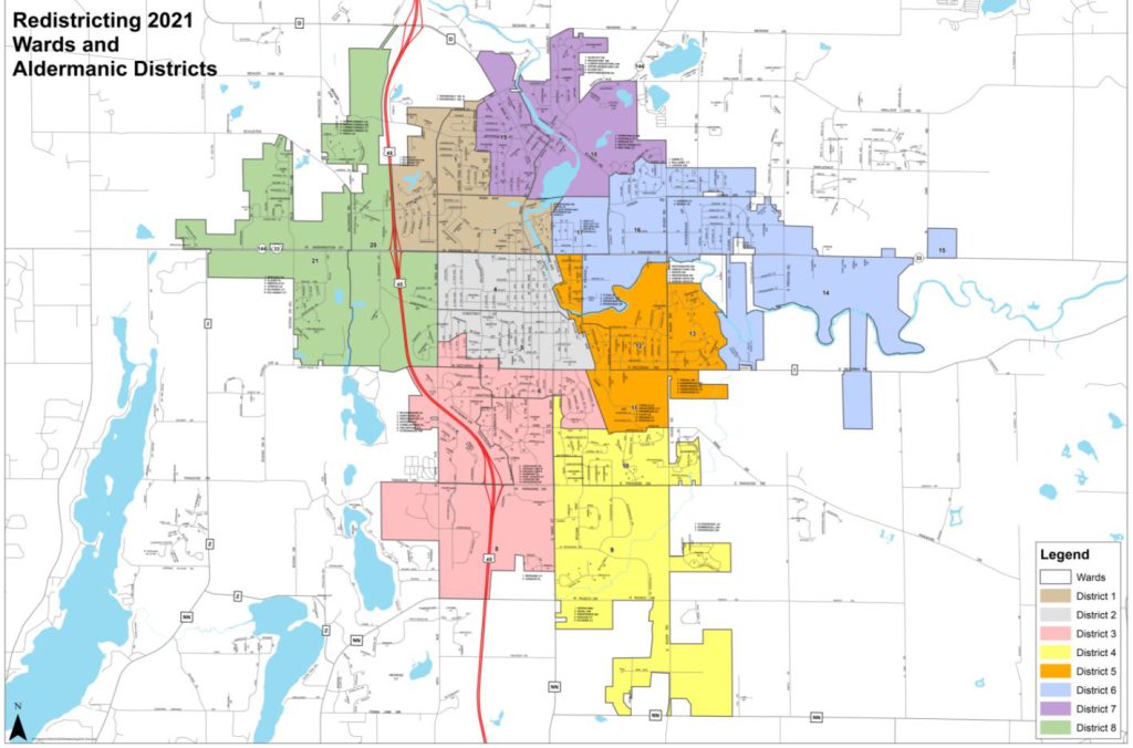 West Bend District map primary