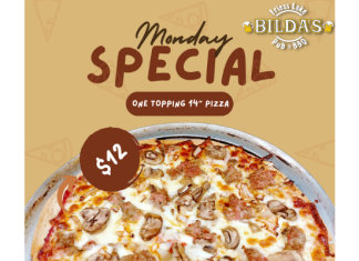 Bilda’s House Special Pizza; it’s what’s for dinner tonight