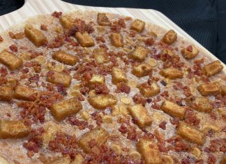 Cinnamon French Toast is February’s Pizza of the Month at Eaton’s in West Bend