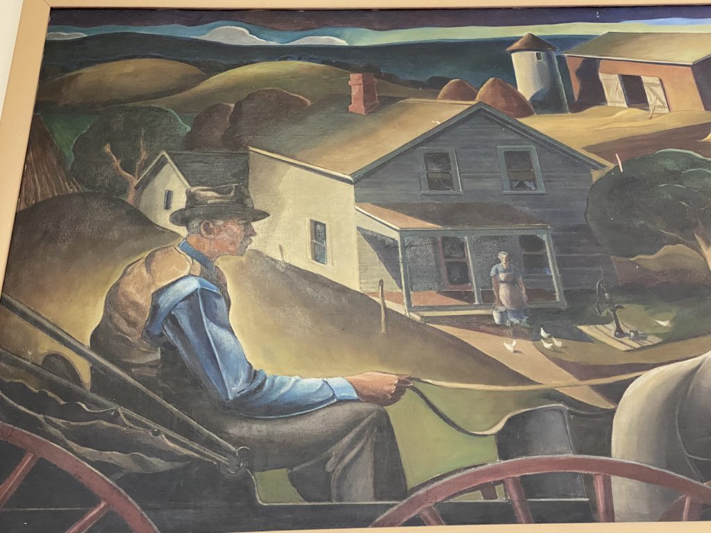 Post office mural