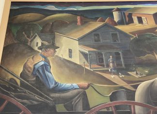 On a history note | U.S. Post Office mural in West Bend, WI dates to Depression Era Post office mural