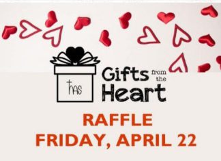 Holy Angels to hold “Gifts from the Heart” raffle Friday, April 22, 2022