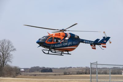 flight for life, helicopter 56
