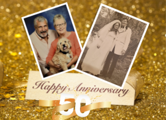 Happy 50th anniversary Mike and Linda Fechter