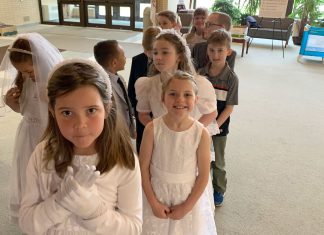 Photo Gallery | St. Frances Cabrini School celebrates 1st Holy Communion recipients with a.m. Mass