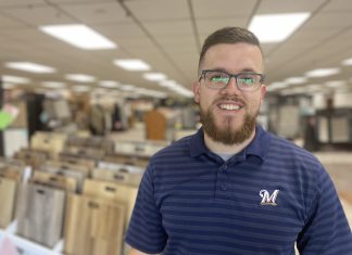 Commitment to the community at Walter’s Flooring in West Bend, WI Sam
