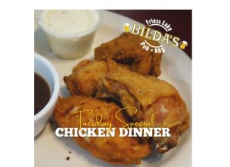 Bilda’s Tuesday Special chicken dinner is a finger-lickin’ winner, winner