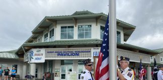 flag raising, fair