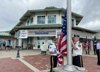 flag raising, fair