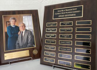 2022 recipients of the Cliff and Betty Nelson Leadership Award presented by United Way of Washington County
