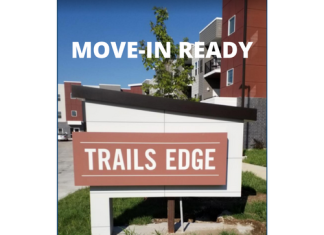 Trail’s Edge Apartments installs sign, scheduling tours; it’s time to come home