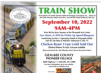 Ozaukee Co. Historical Society to hold fundraiser train show on Saturday, Sept. 10, 2022 | By Mary Ann Velnetske