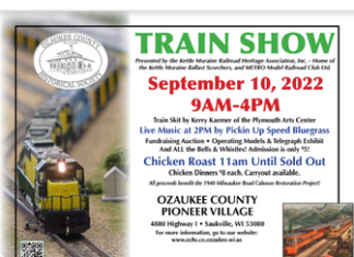 Ozaukee Co Historical Society Train Show slated for September 10, 2022