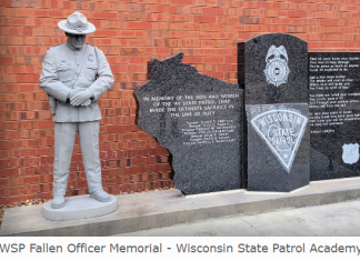 VIDEO | WI State Patrol to dedicate fallen officer memorial; Fond du Lac Trooper Trevor Casper honored | By WisDOT