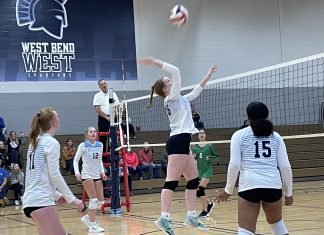 West Bend West JV2 volleyball tops Port Washington 3-0 | By Gracie Brown