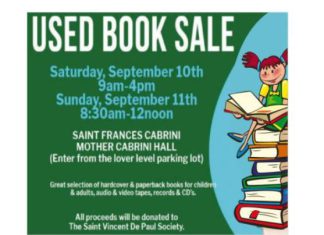 St. Frances Cabrini Used Book Sale is September 10 and 11, 2022