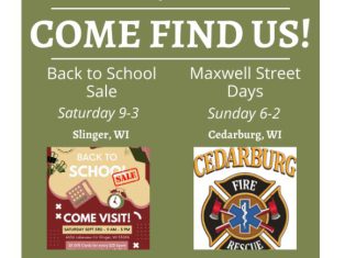 Back to school / Labor Day weekend sale – Come find us in Slinger and Cedarburg | By Lexi Bullis