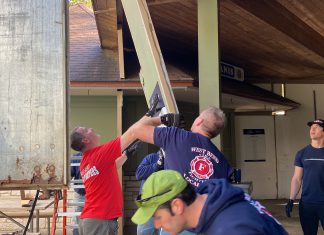 Thanks to West Bend Firefighters Local 2025 for volunteering at Enchantment in the Park