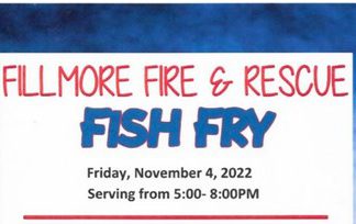 Fillmore Fire & Rescue Fish Fry is Friday, November 4, 2022