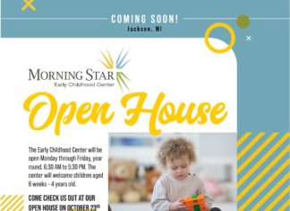 New Morning Star Early Childhood Center sets Open House for October 23, Jackson, WI