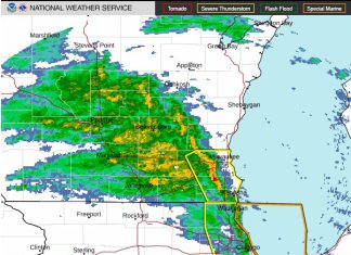 Severe thunderstorm warning until 1:15 p.m. for Washington County and surrounding counties