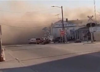 VIDEO | Devastating fire at Eden Meat Market in neighboring Fond du Lac County | Video courtesy Steve Rieden