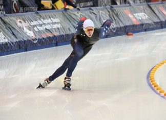 New 1000-meter WORLD RECORD for speedskater Jordan Stolz of Kewaskum, WI