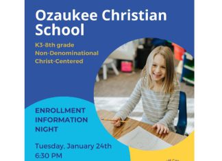 Ozaukee Christian School is kicking off its 2022-23 enrollment season on Tuesday, January 24 | By Janet Swartz
