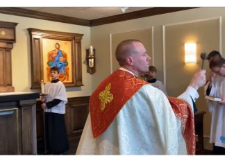 VIDEO | Blessing of Adoration Chapel at St. Frances Cabrini Church in West Bend, WI