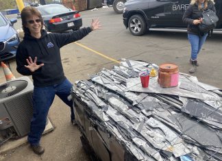 Winner announced for guessing weight of aluminum block at A&W Iron and Metal in West Bend, WI