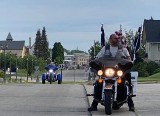 American Legion Riders Memorial Day cemetery parade