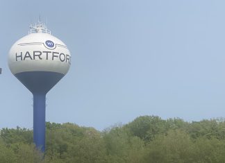Detour notice in Hartford, WI – June 24 – 29, 2024 | By Hartford Engineering Dept.